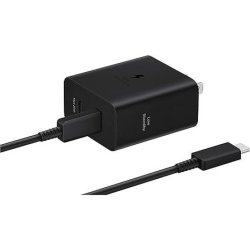 Samsung Power Adapter Duo 50W Type C To Type C Black (EP-T5020XBE)